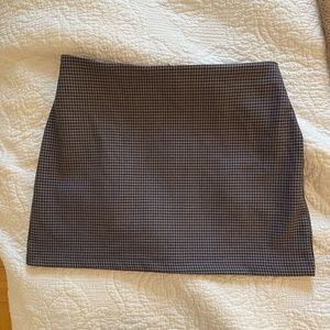 Plaid Mini Skirt